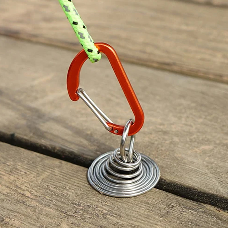 Tent Spring Buckle Deck Peg