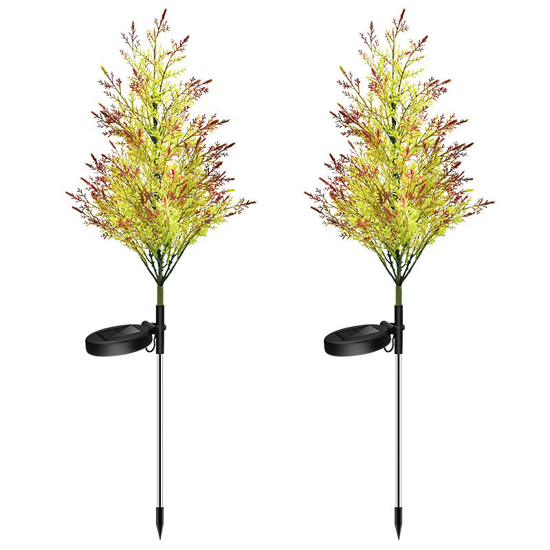 Solar Garden Christmas Tree Light, 2 Pcs