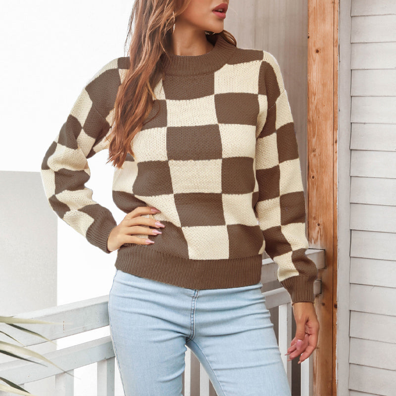 Geometric Knit Sweater