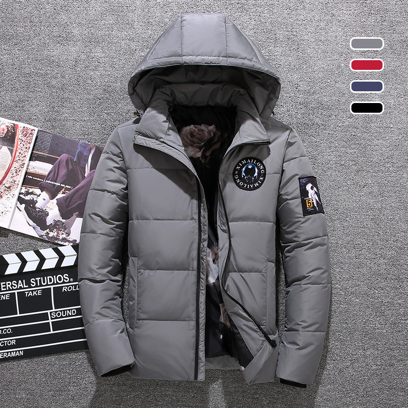 Men's Short Fit Warm Coat