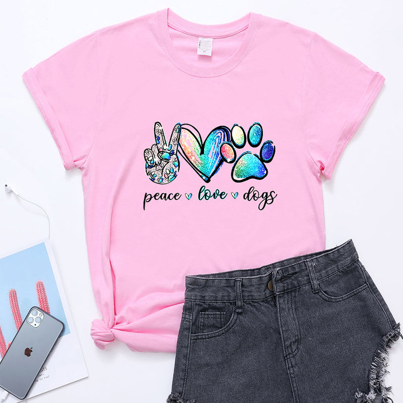 CVC Cotton Short Sleeve Ladies T-Shirt