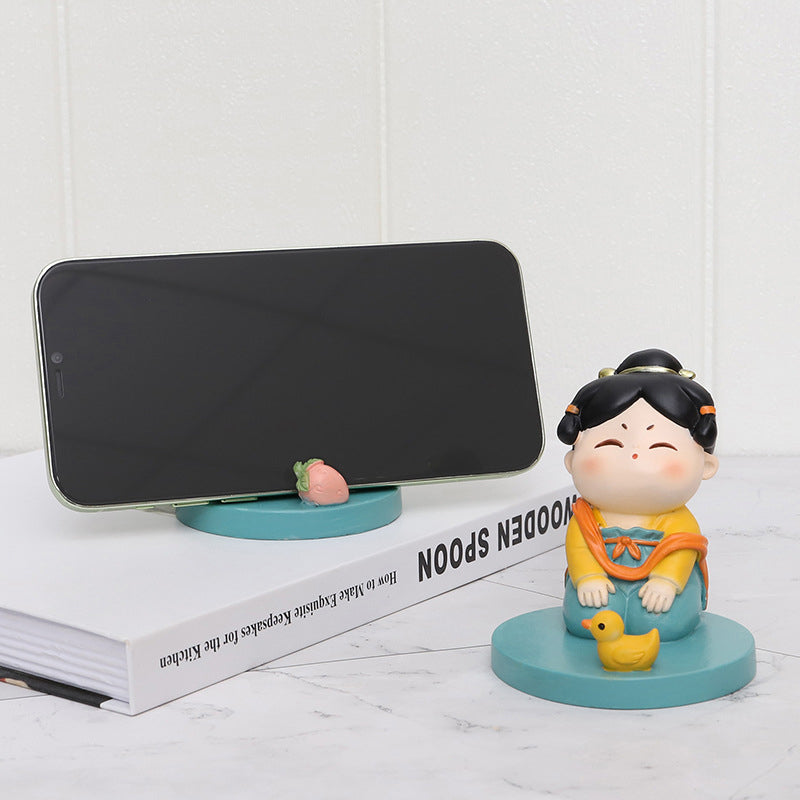 Tang Lady Model Desktop Phone Holder