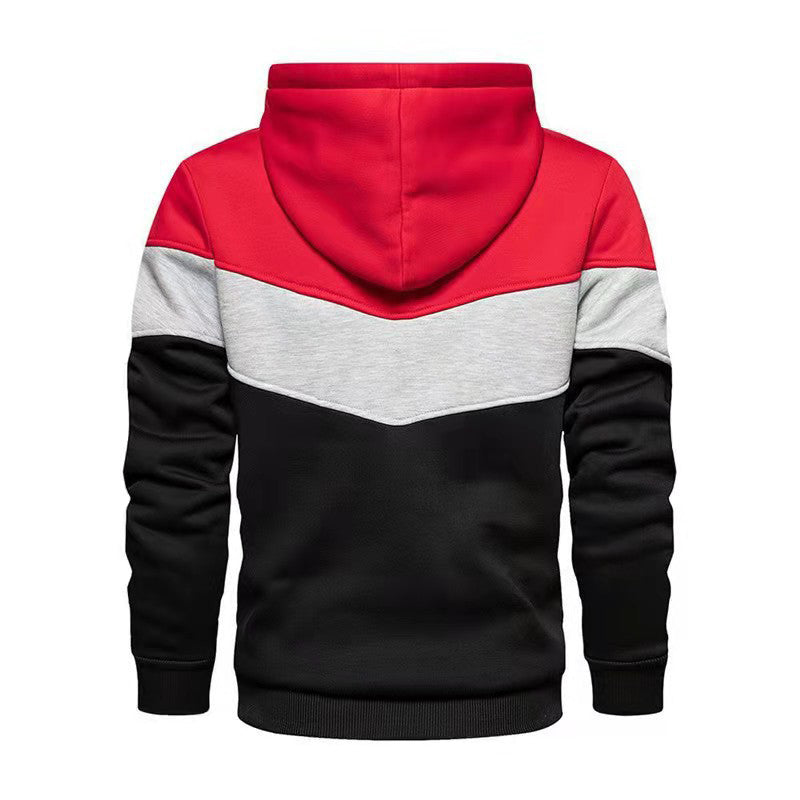 Hooded Colorblock Sweatshirt