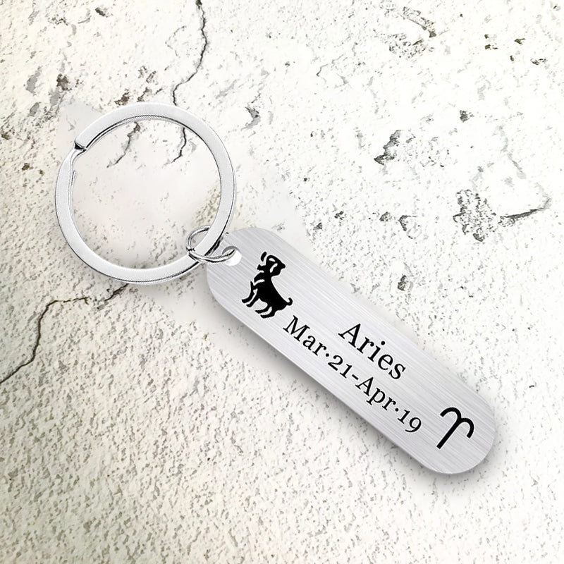 12 Constellation Gifts Keychain