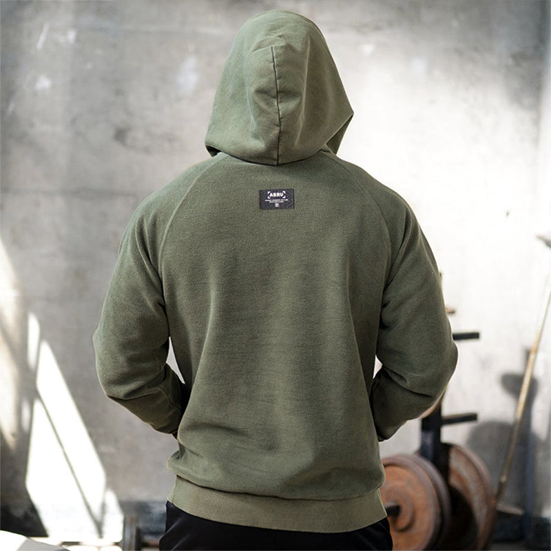 Hooded And Velveted Sweatshirt