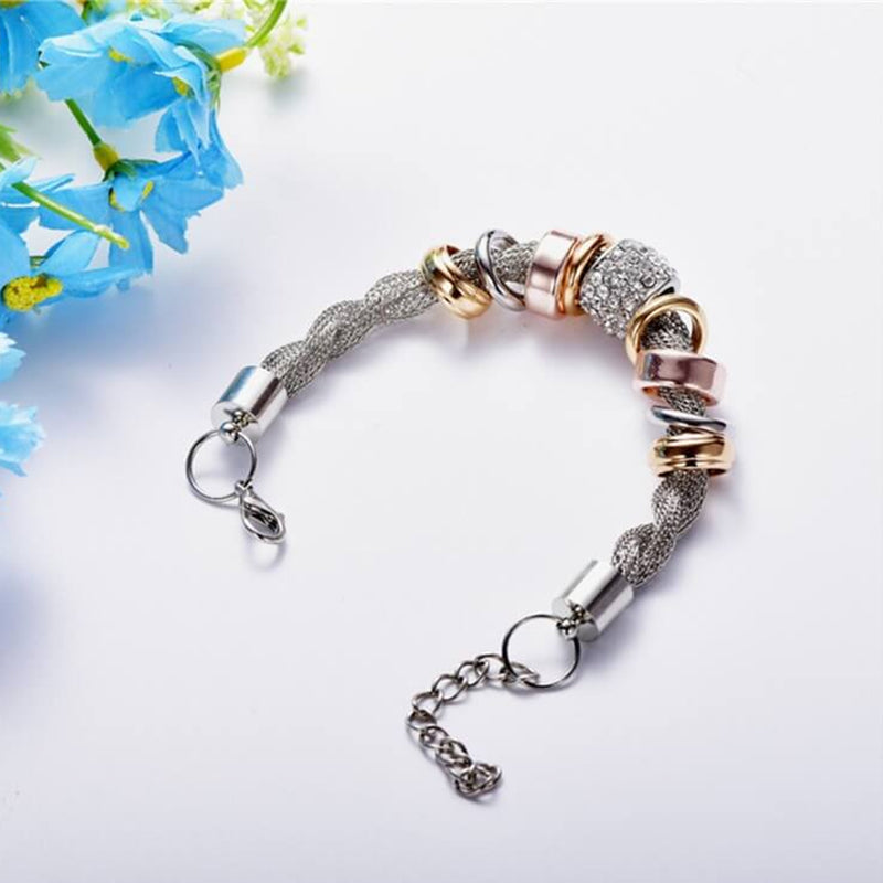 Entwined Ring Accent Bracelet