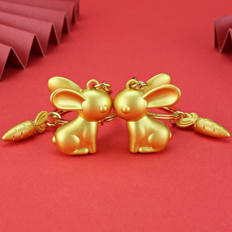 Carrot Rabbit Keychain