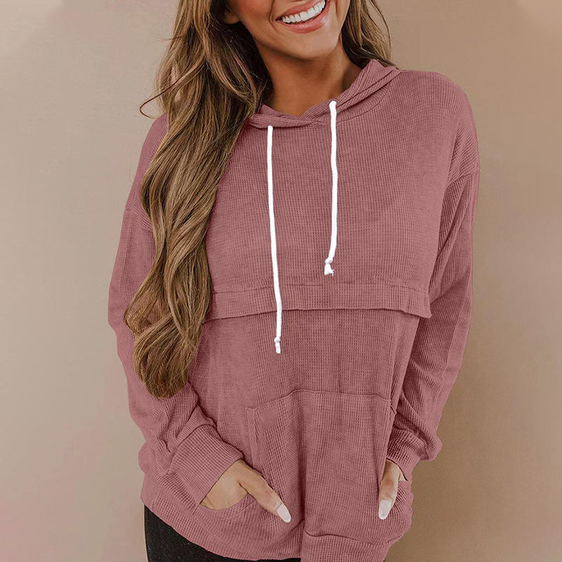 Waffle Hooded T-shirt