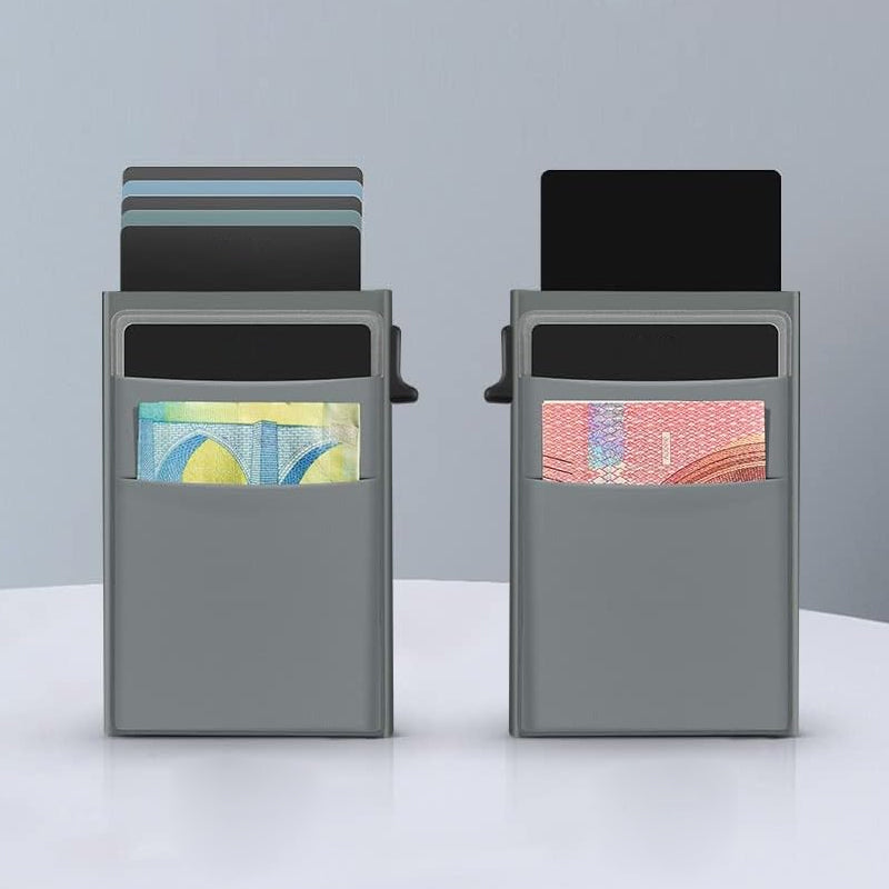 Multifunctional card case with anti-theft protection