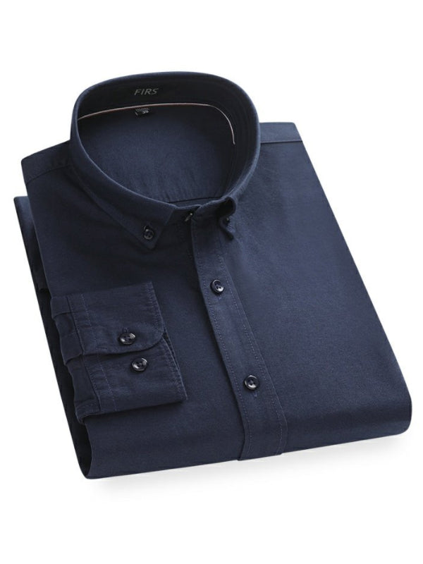 Men's New Casual Business Long Sleeve Shirt