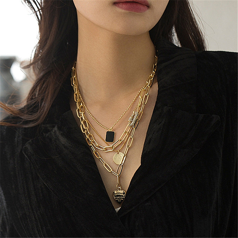 Women's Trombone Necklaces Set