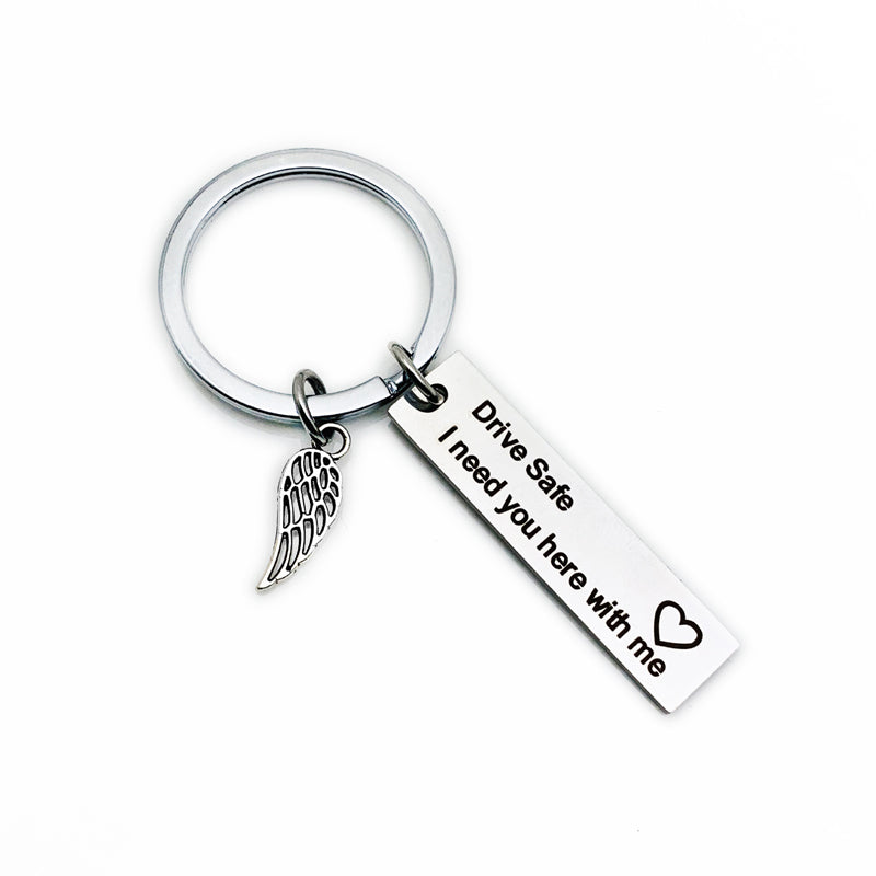 Angel Wings Key Tag