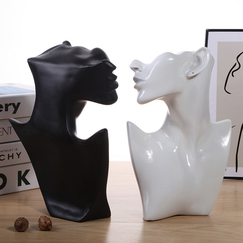 Modern Resin sculpture neck Decoration