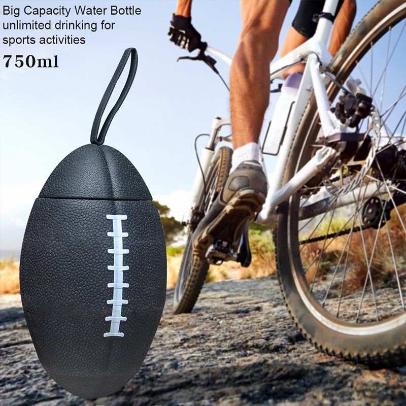 Rugby Outdoor Telescopic Portable Silicone Sports Water Bottle