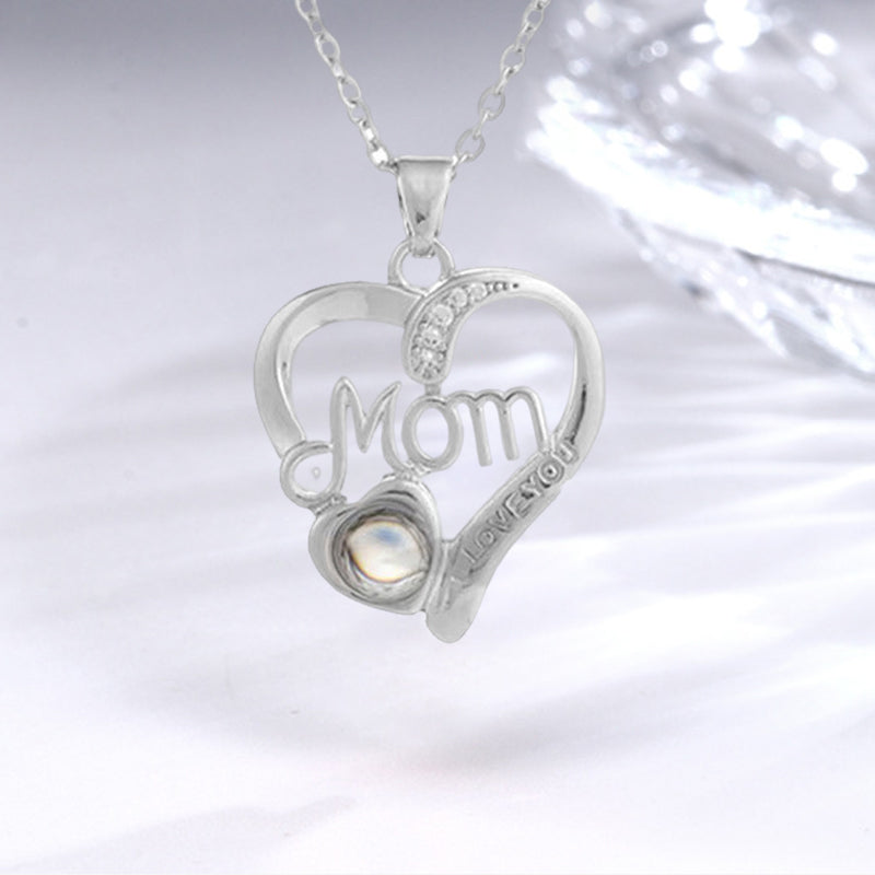 Mother's Day Gift Personalized Photo Projection Necklace