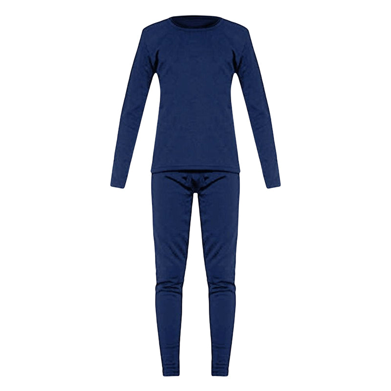 Comfortable Warm Solid Color Long Sleeve Pajamas