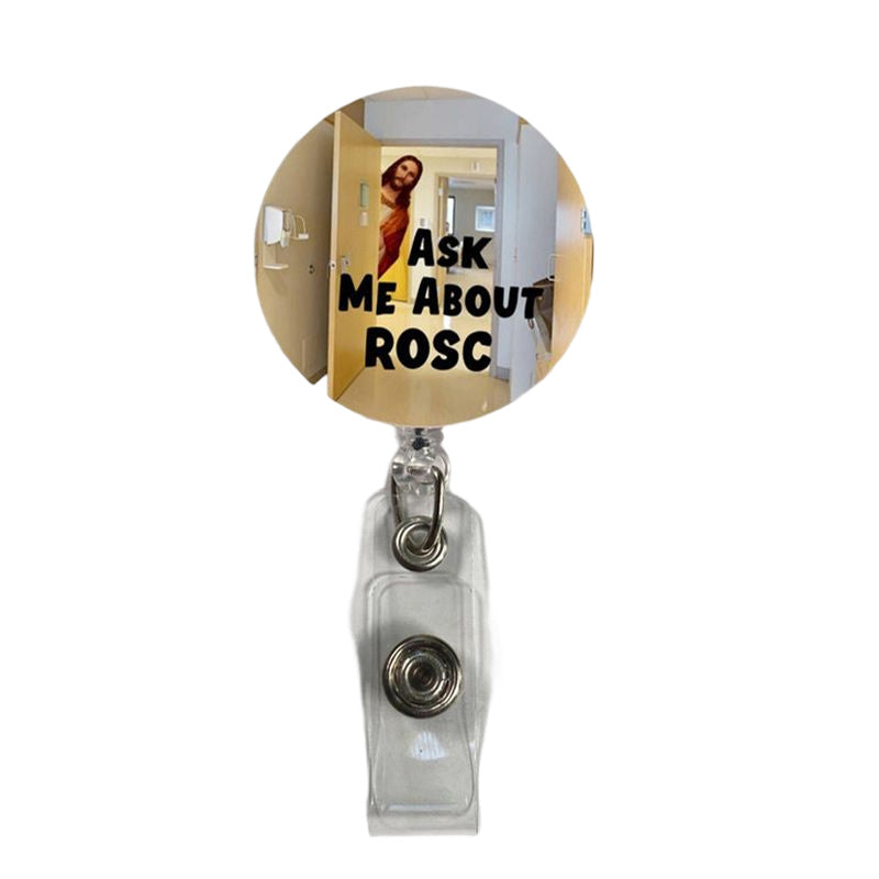 Funny Christmas Jesus Keychain