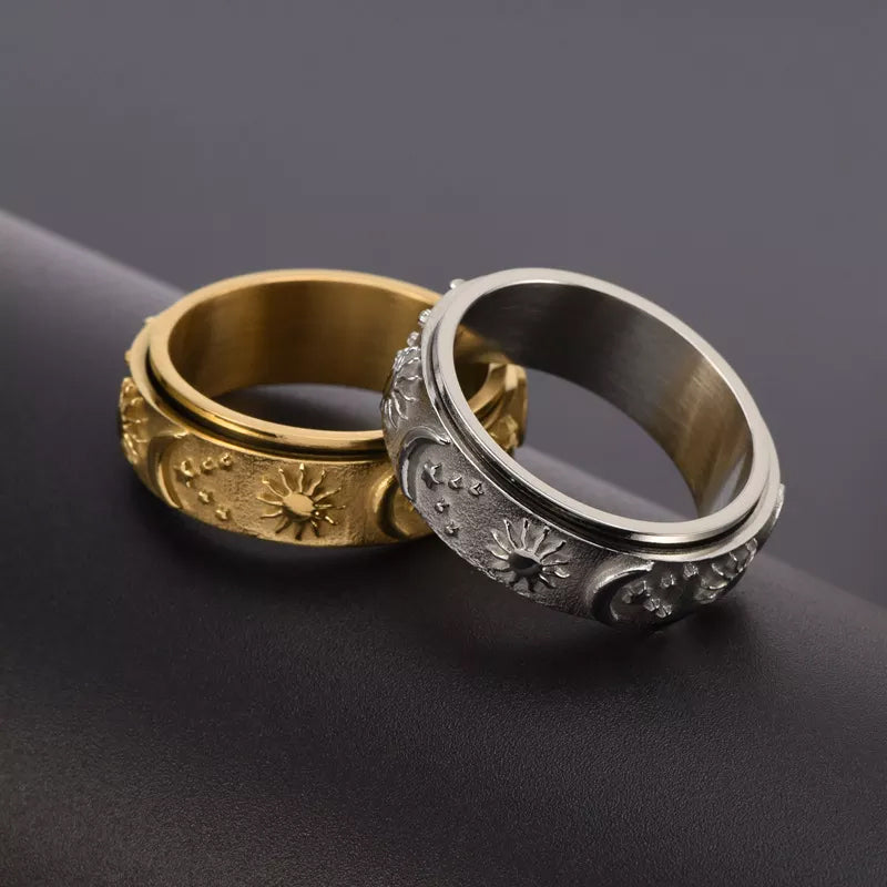 Sterling Silver Rings for Anxiety