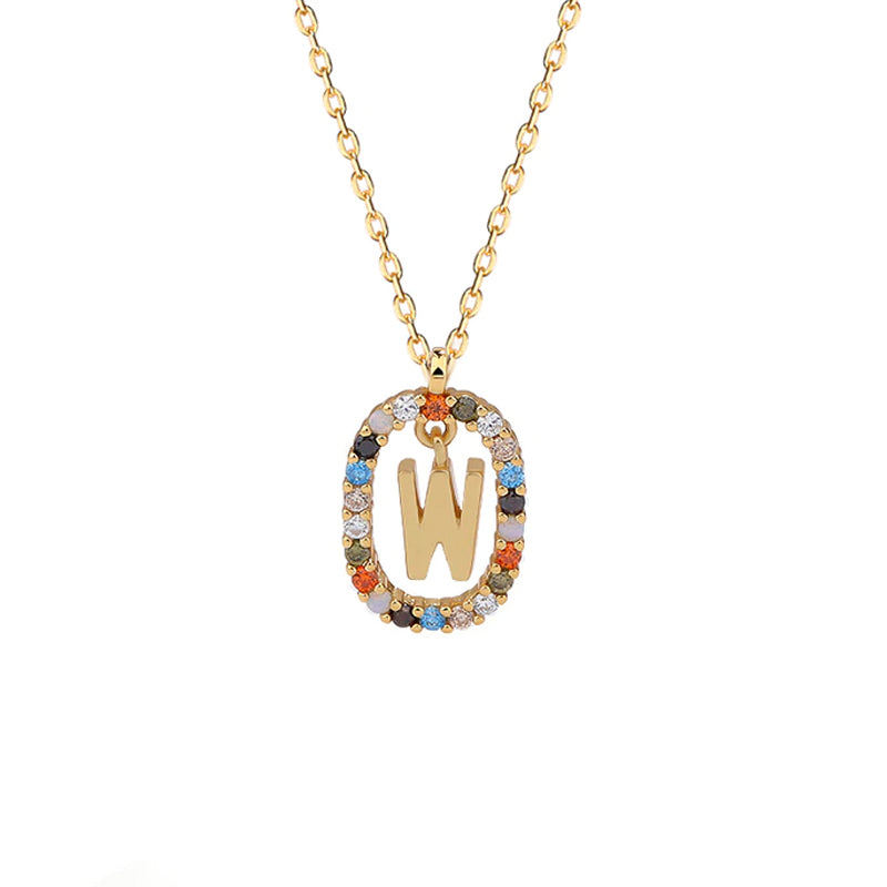 Letter Pendant Necklace
