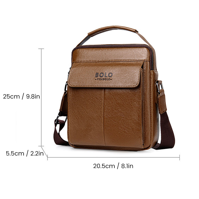 Simple British Men's Shoulder Bag