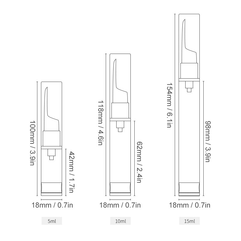 Airless Vacuum Pump Bottle Set