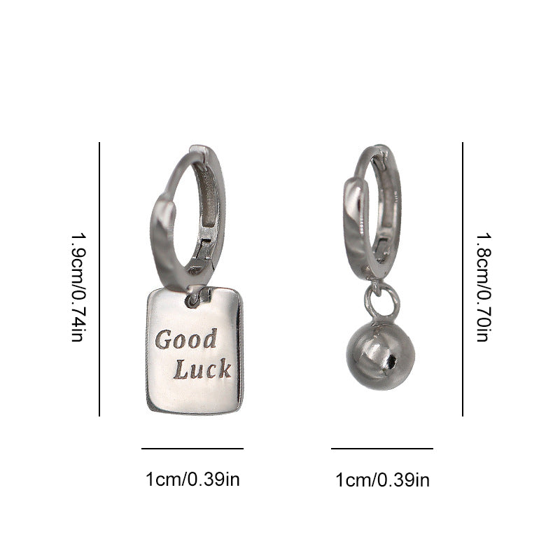 Lucky Alphabet Earrings