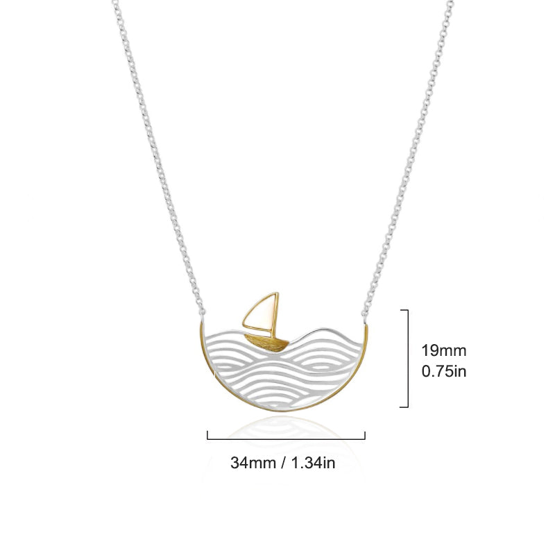 Sailboat Necklace