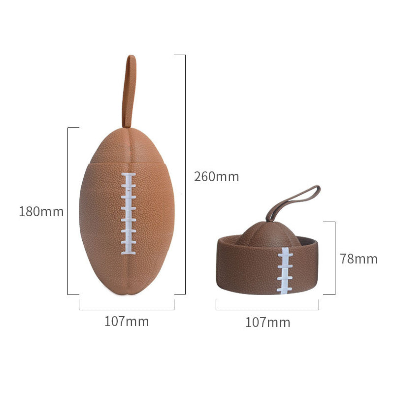 Rugby Outdoor Telescopic Portable Silicone Sports Water Bottle