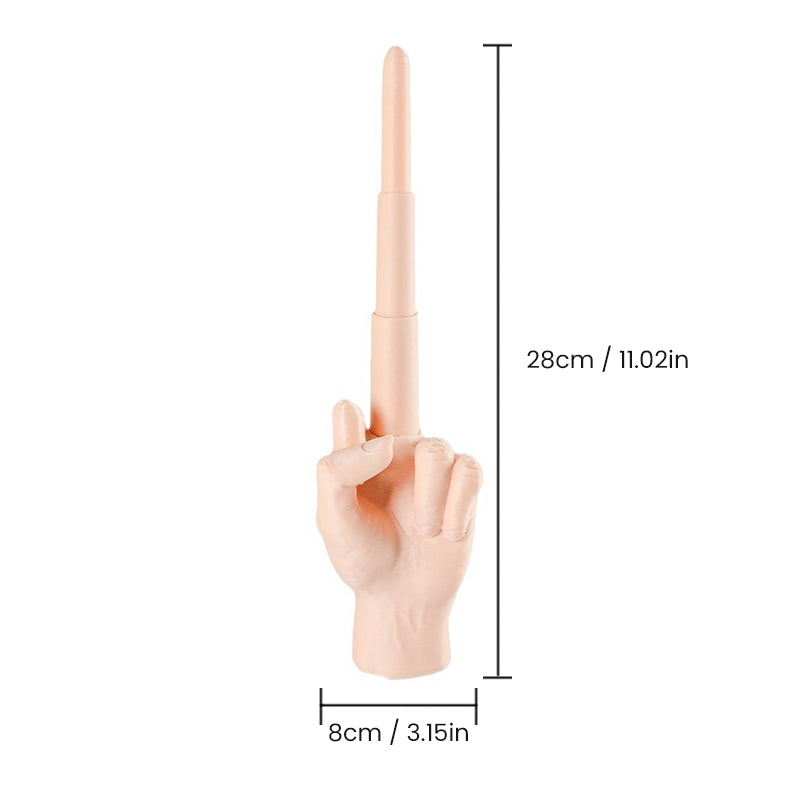 Contempt Creative Middle Finger Ornament