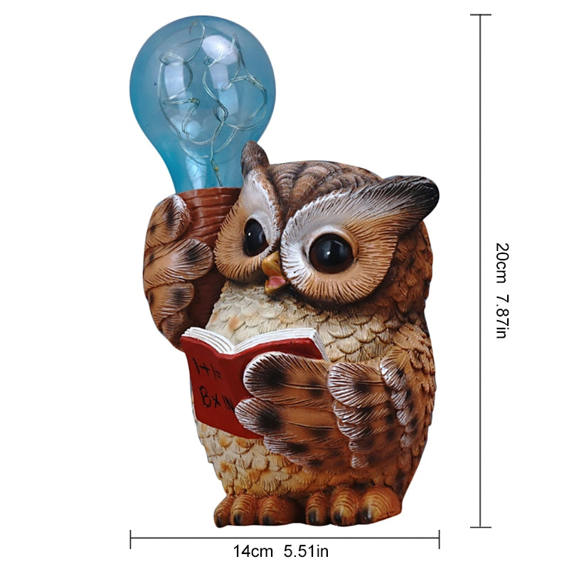 Owl Solar Ornament
