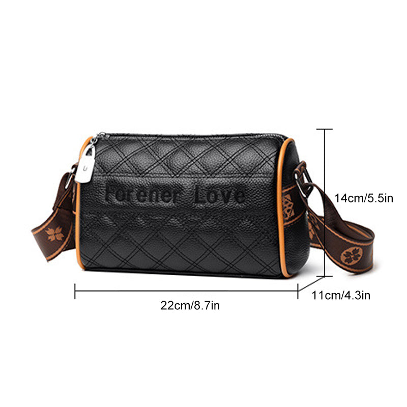 Lingge Cowhide Pillow Bag