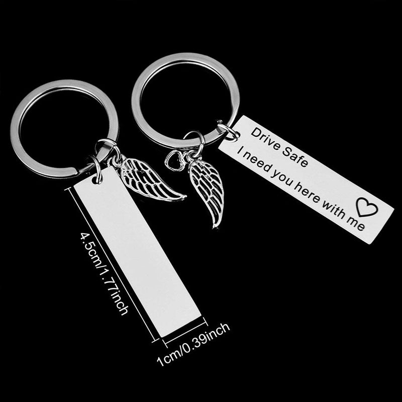 Angel Wings Key Tag