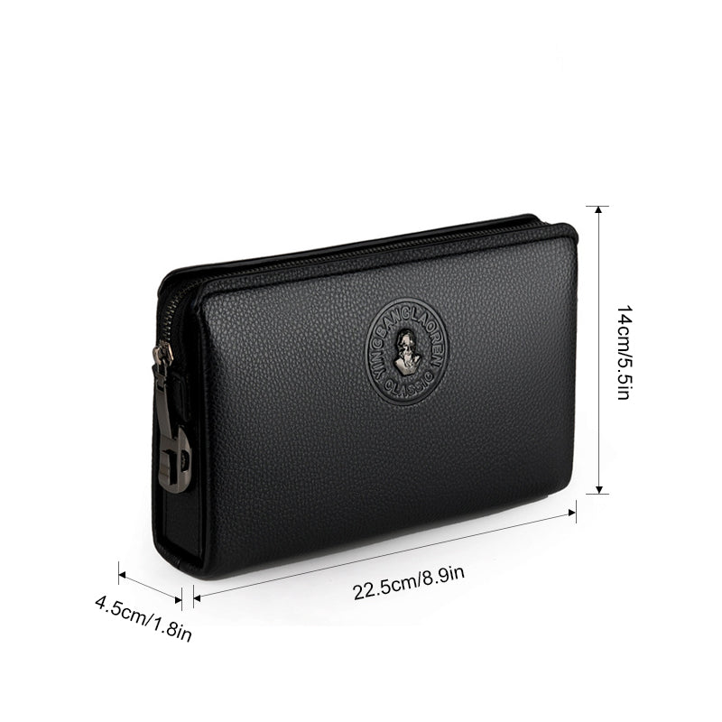 Anti-theft Combination Lock Business Men's Clutch