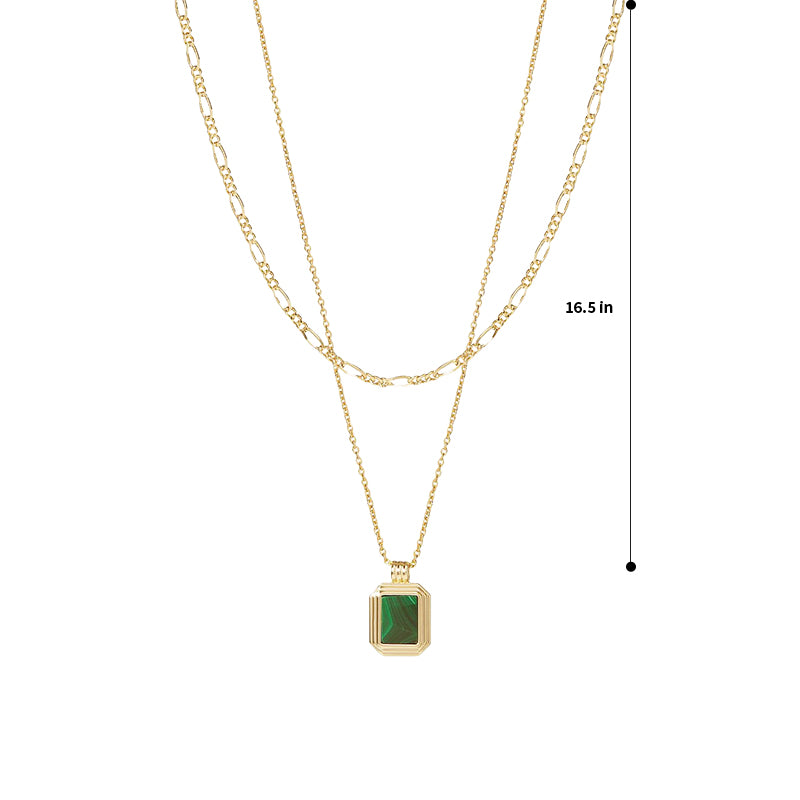 Double Layered Turquoise Necklace
