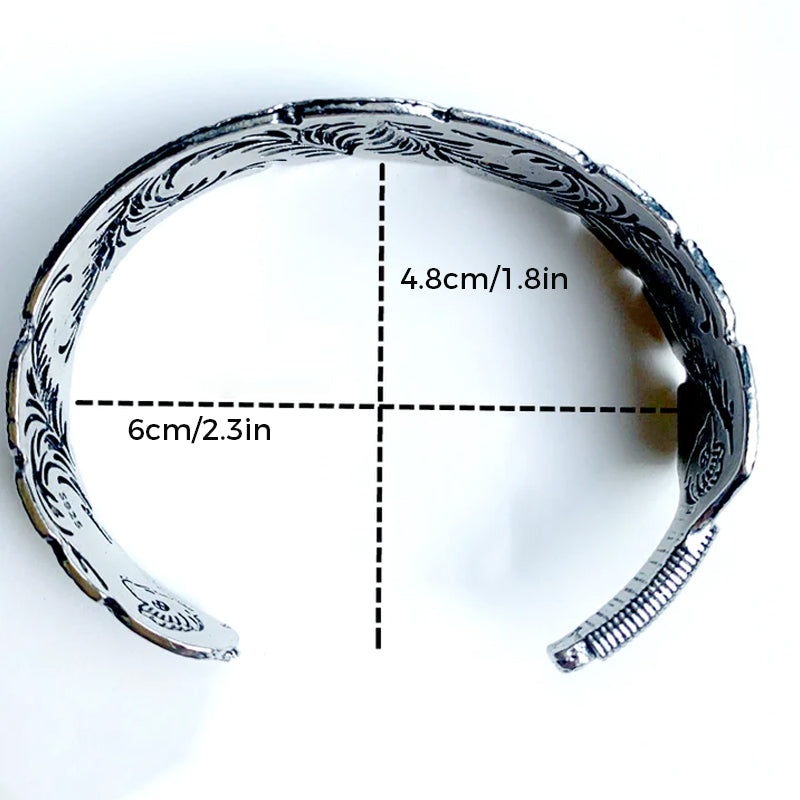 Vintage feather bracelet