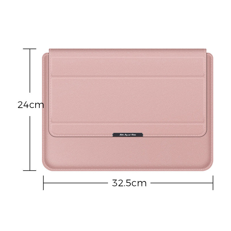 Laptop Sleeve Case Leather Case with Adjustable Stand