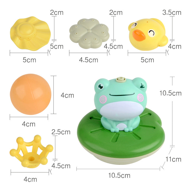 Kids Bath Toys Cute Frog Water Spray