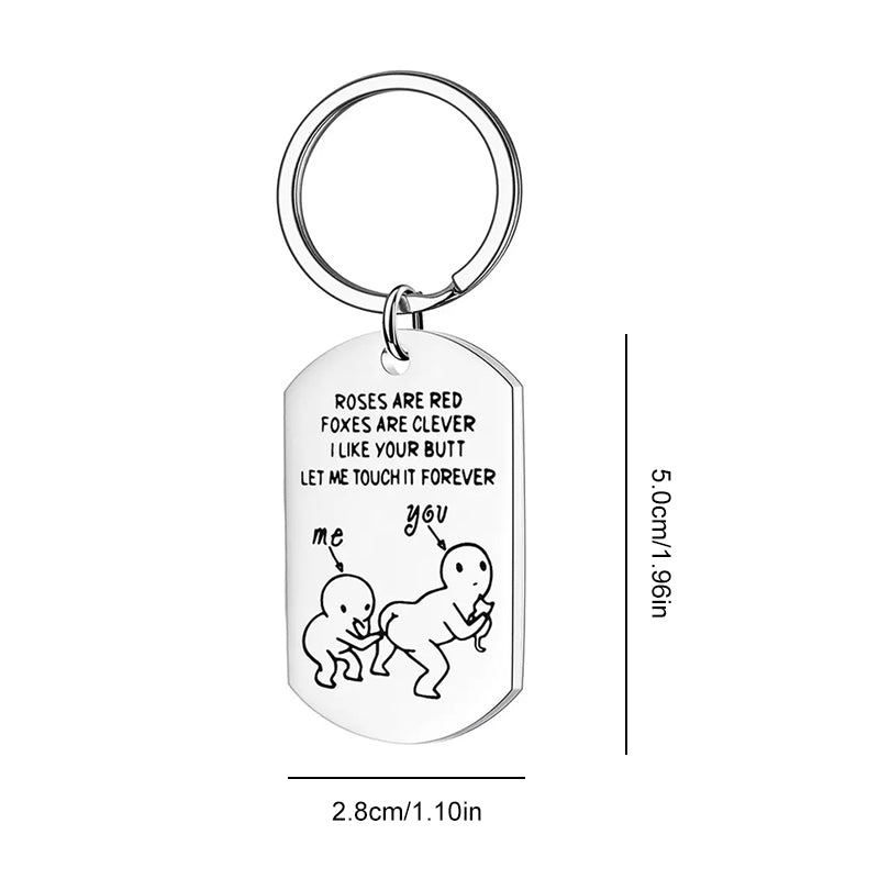 Valentine's Day Spoof Keychain