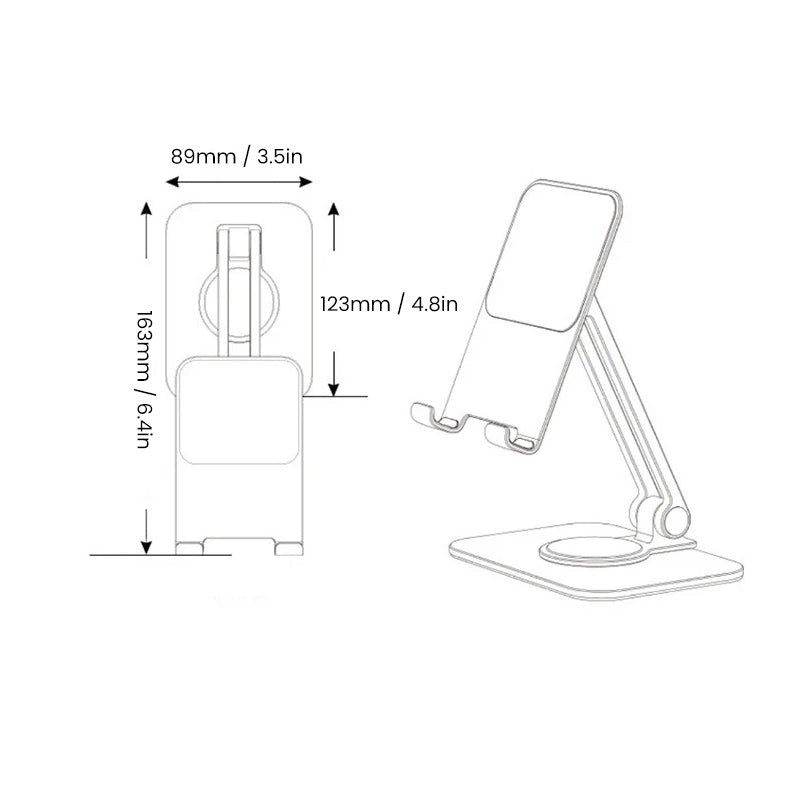 Deluxe Foldable 360° Rotating Phone Holder