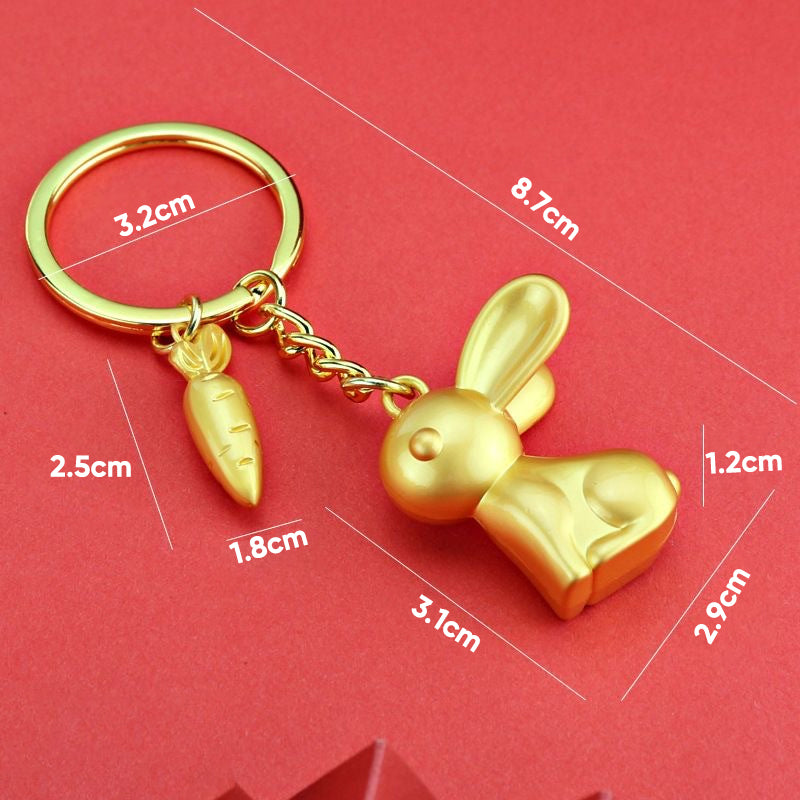Carrot Rabbit Keychain