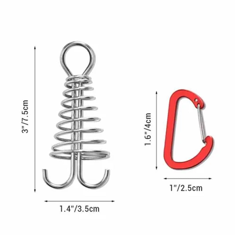 Tent Spring Buckle Deck Peg