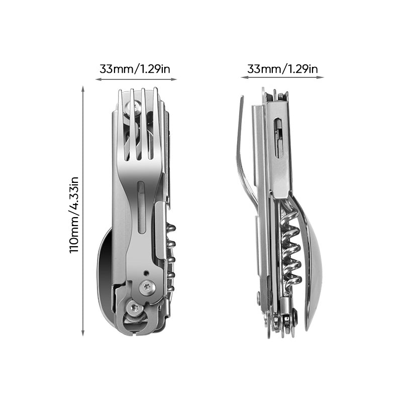 Folding Cutlery Portable Corkscrew