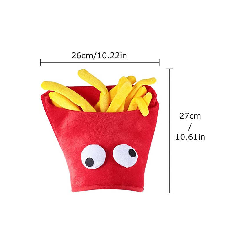French Fries Novelty Food Hat