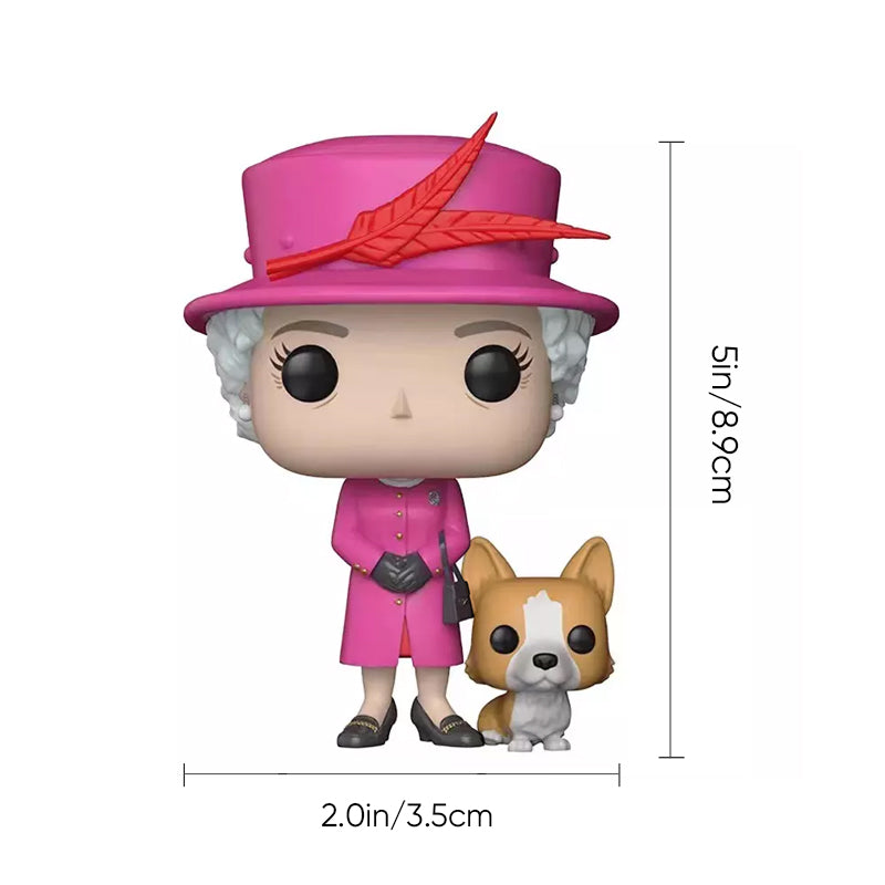 Queen Elizabeth II with Corgi - Christmas Ornament