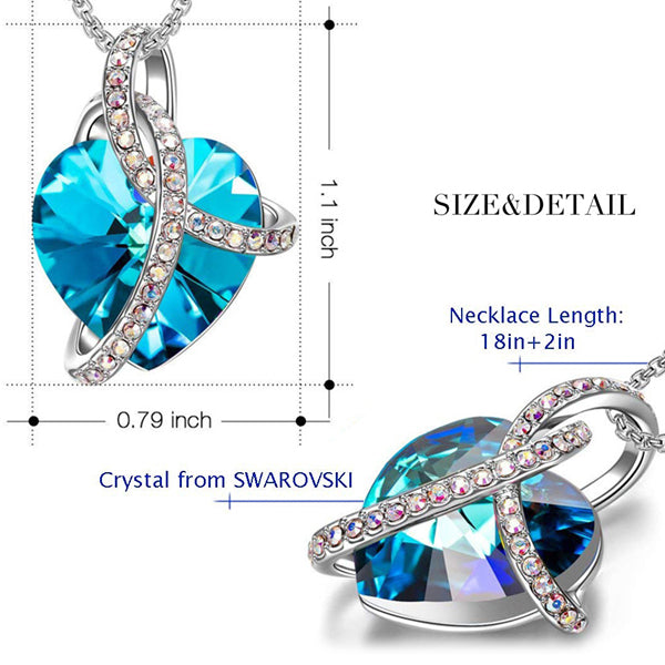 Infinity Love Crystal Necklace
