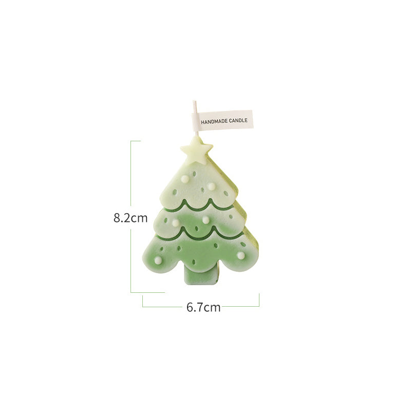 Christmas Candles Decor, 4 pcs