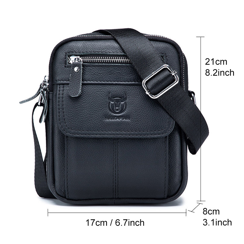 PU Leather Crossbody Bag for Men