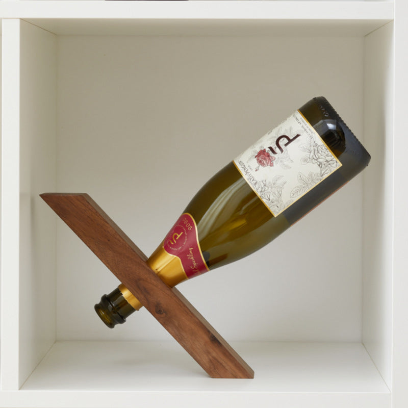 Magical Solid Wood Wine Bottle Holder