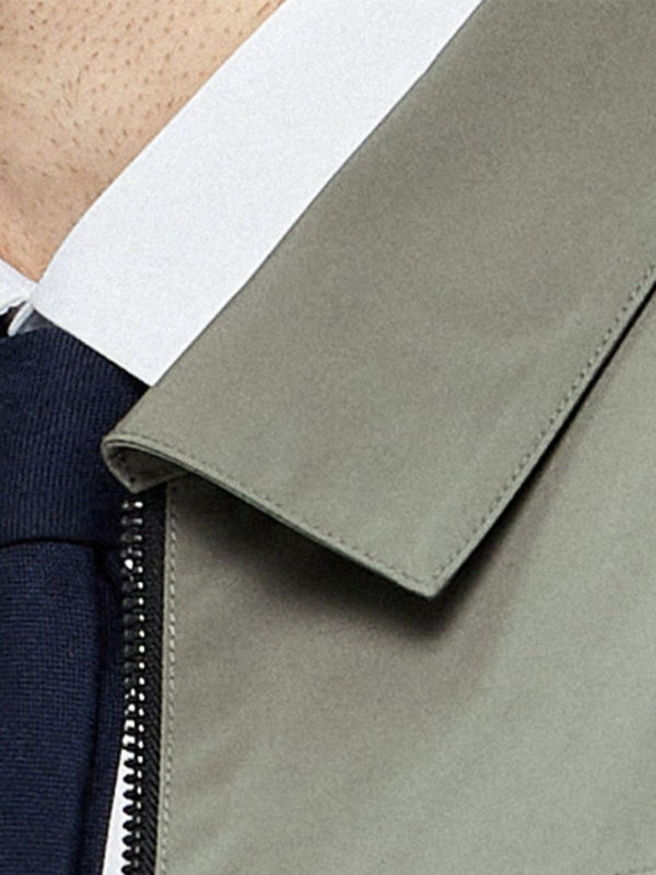 Middle-aged Solid Color Casual Jacket