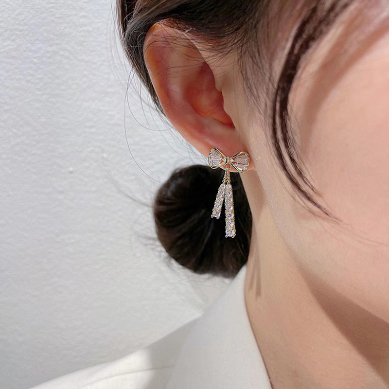Butterfly Rhinestone Earrings